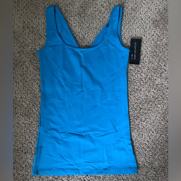 INC International Concepts Vibrant Blue Top - Picture 1 of 3